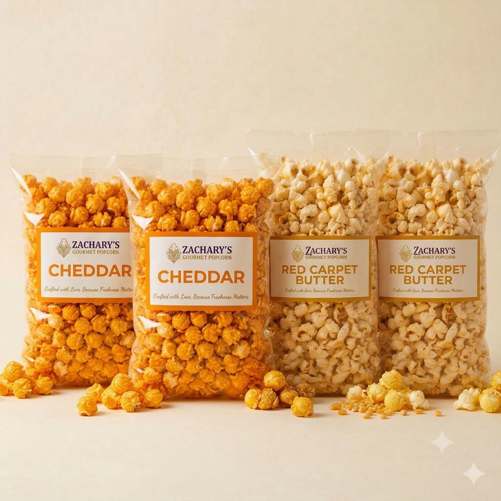 Gourmet Popcorn Subscription – 4 Bags Monthly