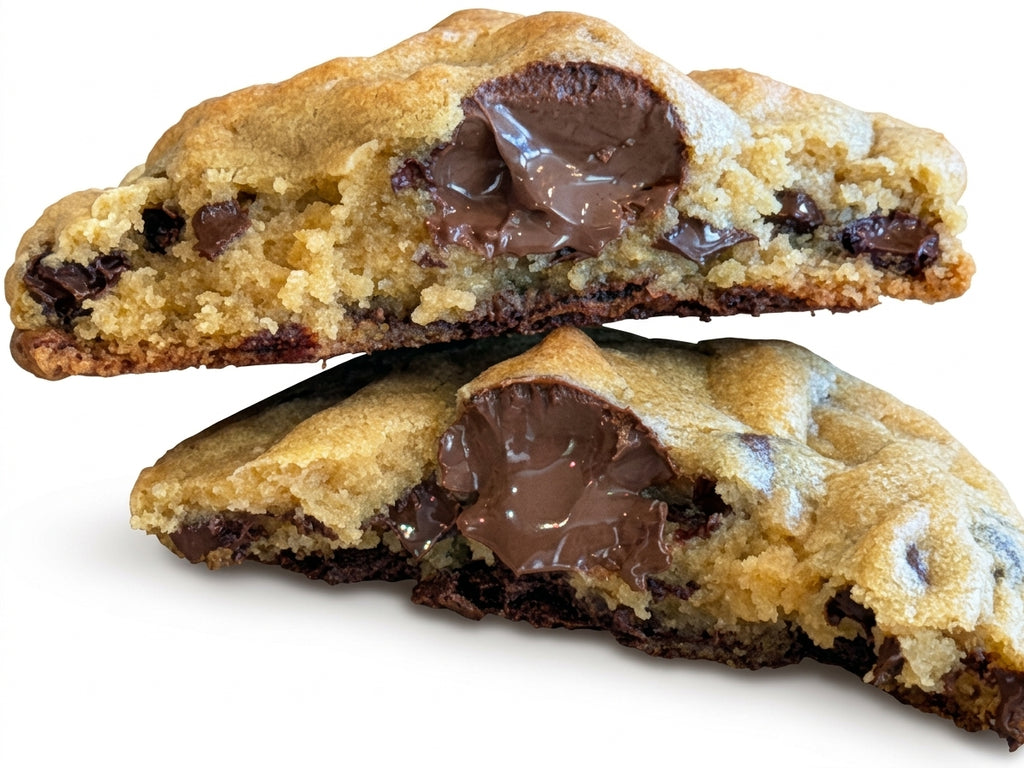 Thick, bakery-style Soft & Chewy Chocolate Chip Cookie with semi-sweet and milk chocolate