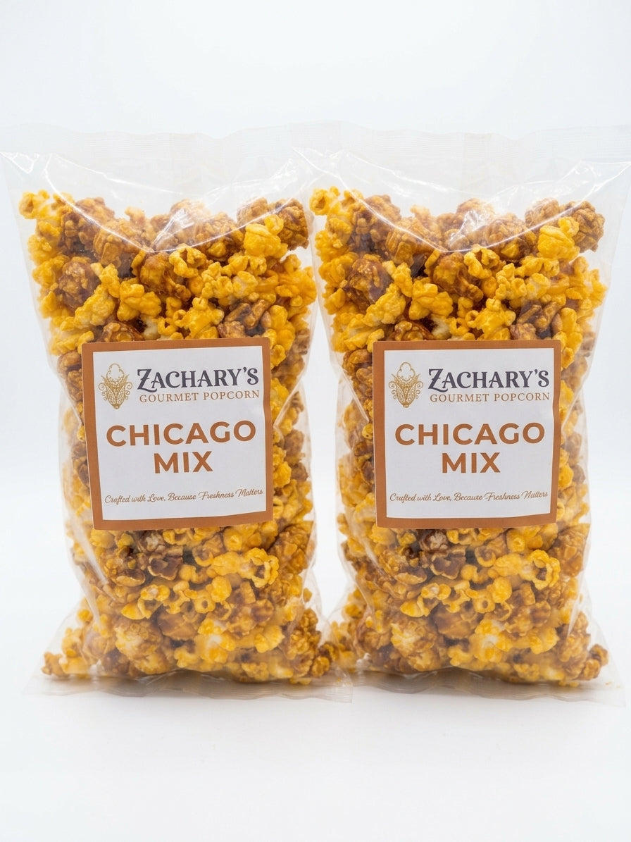 Chicago Mix Gourmet Popcorn – Cheddar & Caramel