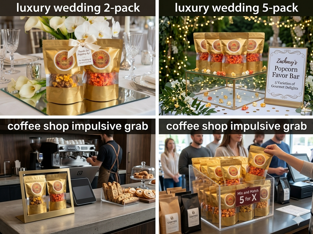Zachary's Gourmet Snack Bags, Perfect for Snacking & Gifting