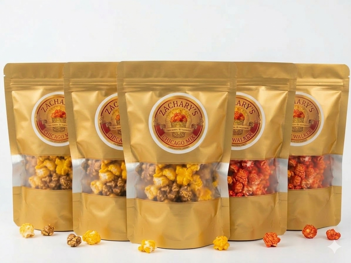 Zachary's Gourmet Snack Bags, Perfect for Snacking & Gifting