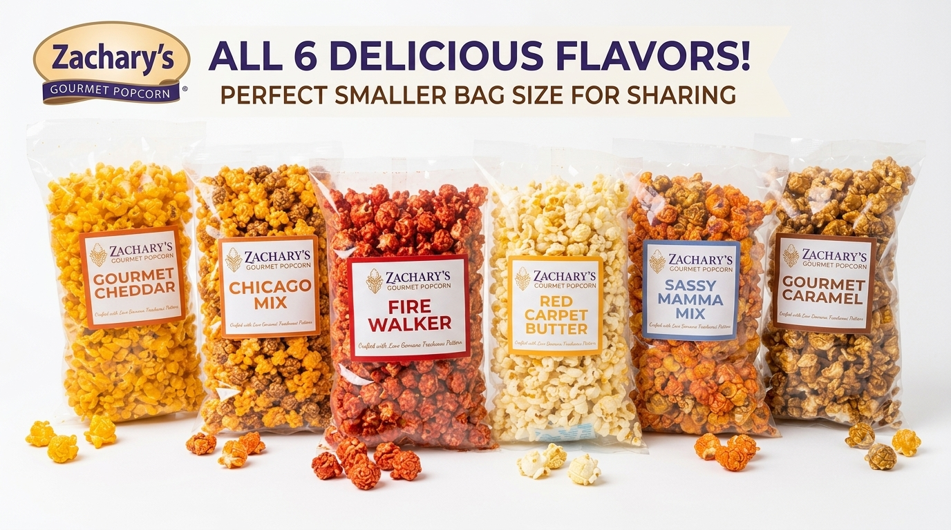 Gourmet Popcorn Variety Pack – All 6 Flavors | Zachary's
