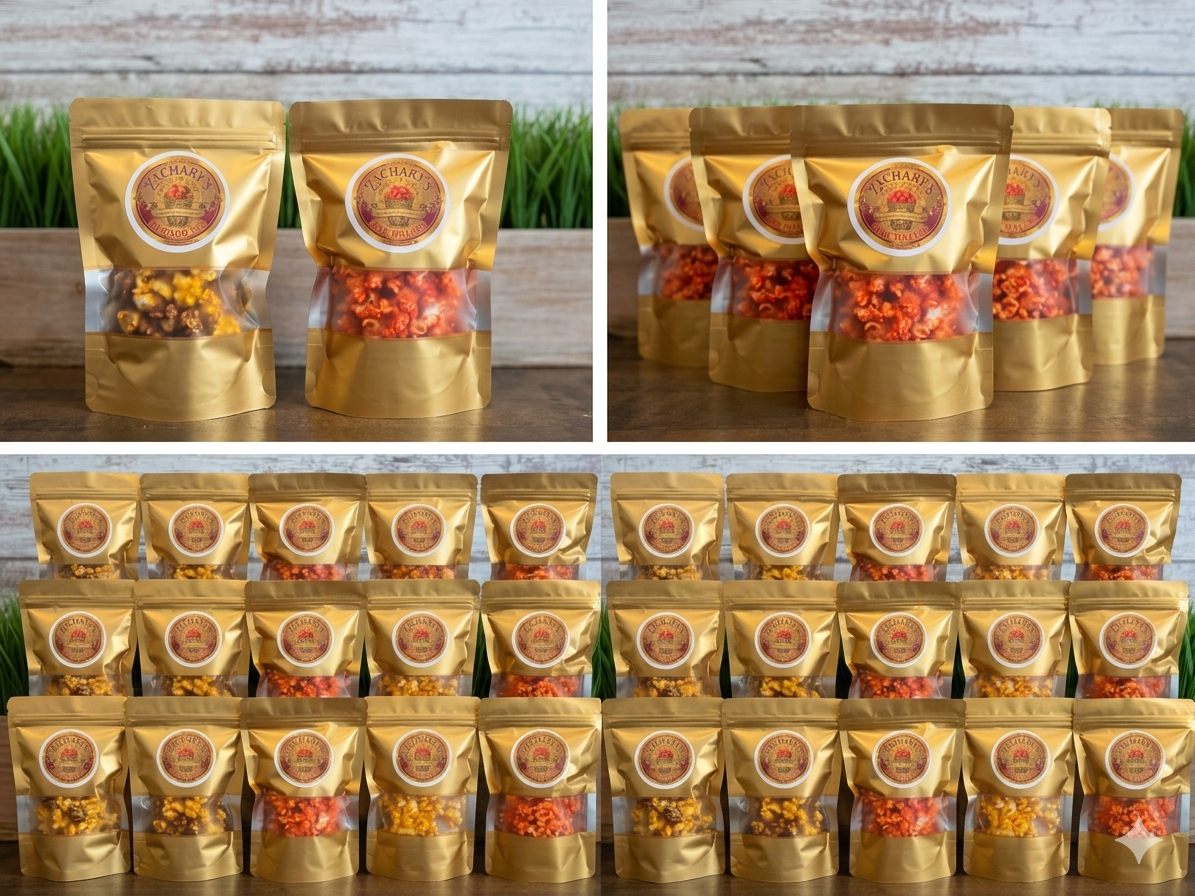 Zachary's Gourmet Snack Bags, Perfect for Snacking & Gifting