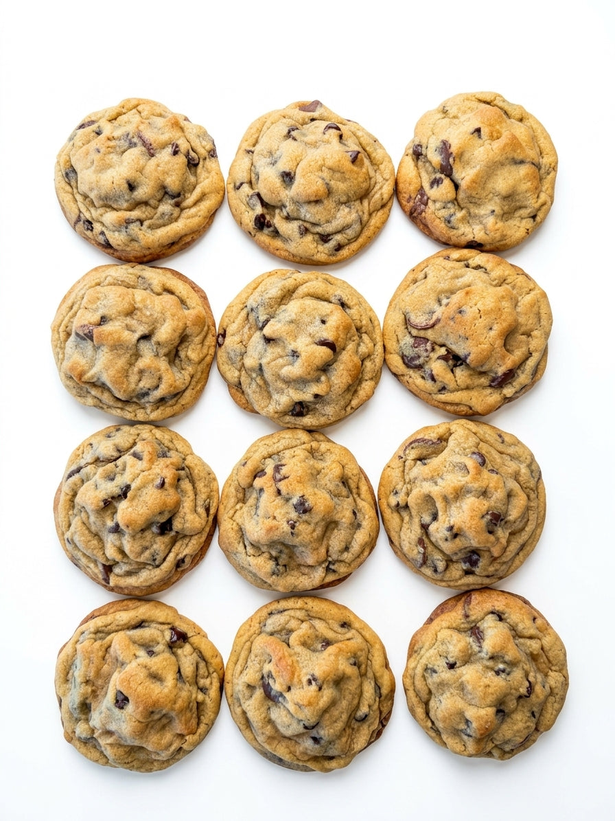Soft & Chewy Chocolate Chip Cookie made with King Arthur flour and real butter