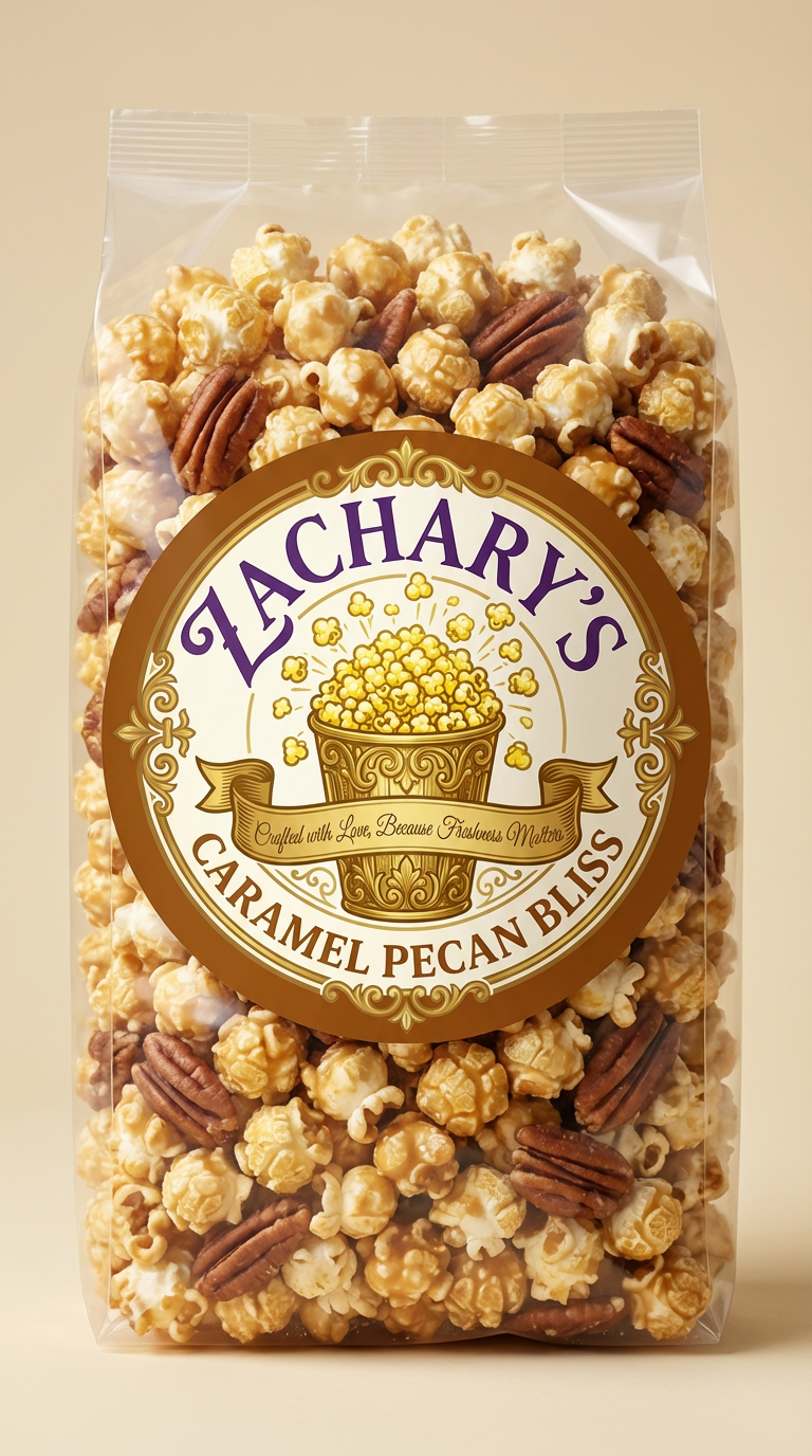 Carmel Peacan Bliss Gourmet Popcorn