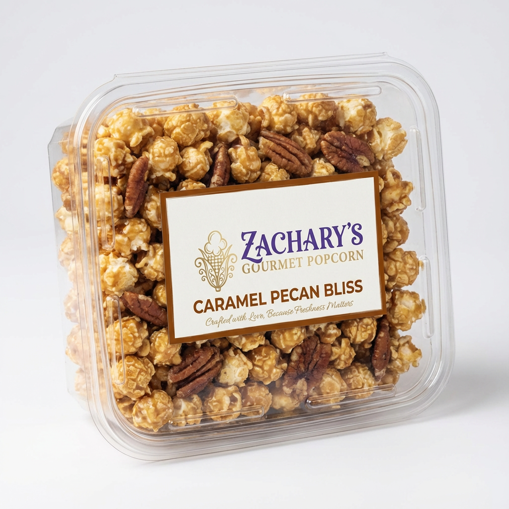 Zachary's Caramel Pecan Bliss Gourmet Popcorn