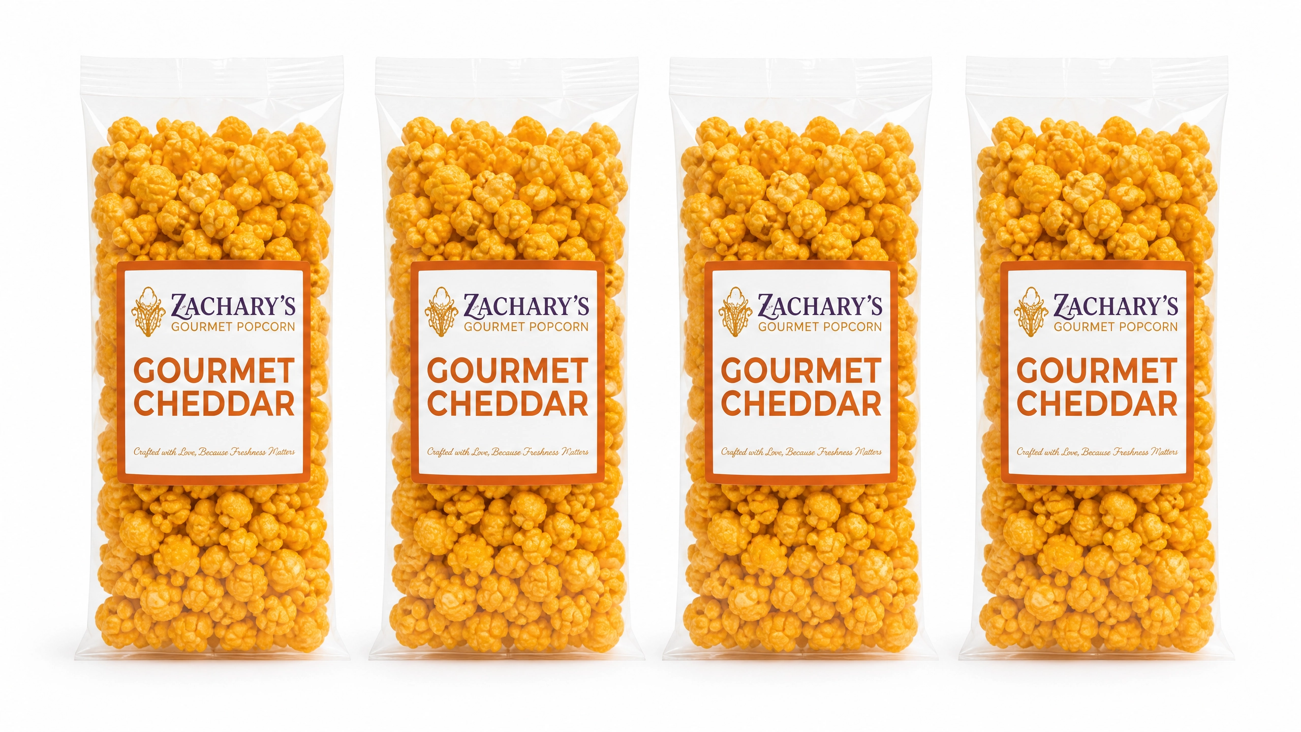 Sharp Cheddar Popcorn – Real Aged Cheddar, Gluten-Free | Zachary's Gourmet